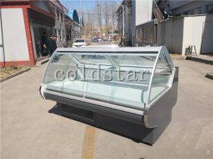 Quality Supermarket meat display counter deli-case fridge wholesale