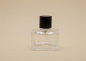 Quality Heavy Wall Square Glass Perfume Bottles , 50ml Glass Perfume Bottles wholesale