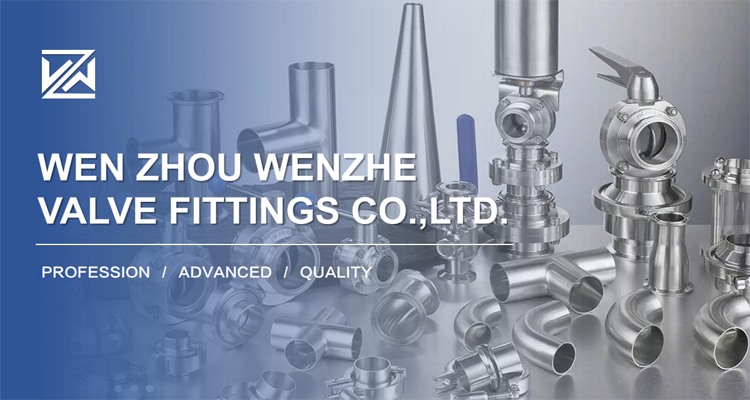 Food Grade Sanitary Stainless Steel Butt-Weld Butterfly Valve with Welding Connection