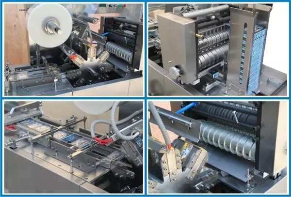 Automatic Cellophane Wrapping Machine Box Overwrapping Bopp Transparent Film BTB-350