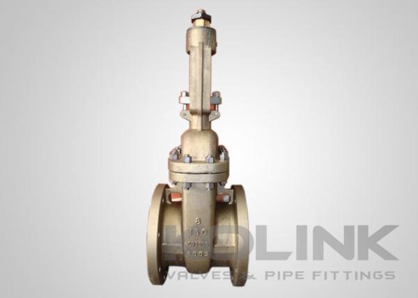Cheap Bronze Gate Valve, Brass Gate Valve Bolted Bonnet Sea Water Saline Water for sale