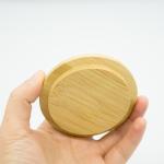 unicolor Coffee Bamboo Cup Cover Replacement Lid 12mm Thickness customized