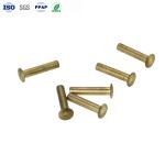 Flat Round Head Semi-Tubular Copper Rivets Screws High Precision Wholesale
