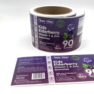 Quality Waterproof Custom Food Label Stickers Die Cut Shape CMYK / Pantone Color wholesale