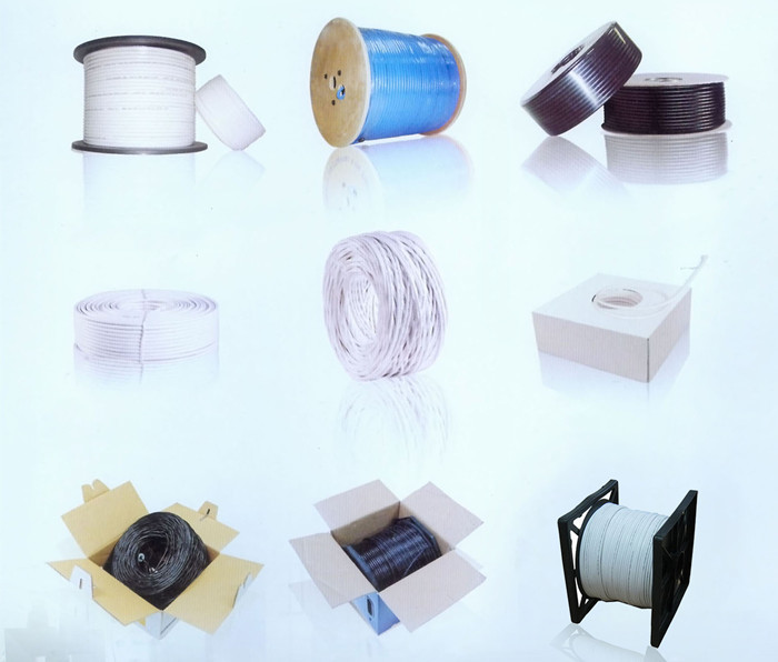 Black Strong UV PE Network Lan Cable With Jelly Outdoor Installation
