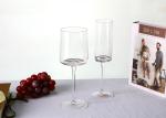 Mouth Blown 220mm 17oz Crystal cylindrical Wine Glasses Goblet