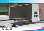 High Brightness Led Taxi Top Advertising Signs With Wireless Control , 192×64