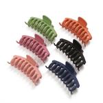 Black Matte Claw Hair Clips Korean Solid Hair Claws Large Ponytail Hair Claw 30g