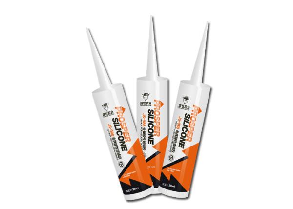 Metal Frameworks Bonding Silicone Joint Sealant , Acid Resistant Silicone