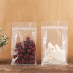 PET Plastic Zip Lock 300g Flat Bottom Gusset Bags