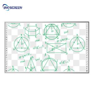 Quality USB 2.0 School 86'' Finger Touch Smart Board Finger Touch Pizarra All In One Whiteboard wholesale