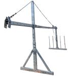 Hot Galvanized Steel Swing Stage Platform 7.5m ZLP800
