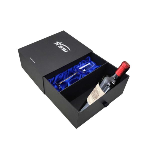 Wine box custom high-end wine gift packaging box Empty box wine bottle single