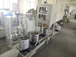 China 5 Barrel / Min 380V Automatic Paint Filling Machine Stainless Steel on sale