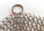 Ring Mesh Screen Type 4 Inch 304 Kitchen Stainless Steel Chain Mail Scrubber