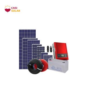 Quality 48VDC Hybrid Solar Power System Battery 220VAC Rooftop Ground wholesale