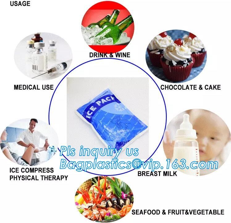 medical cooler ice bags pack, isposable Medical Care Instant Ice Pack&Instant Cold Pack, cooler ice bags pack plastic ic