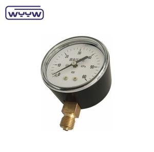 Quality Bellows Type Capsule Pressure Gauge 63mm InH2O Manometer 100 Mbar wholesale