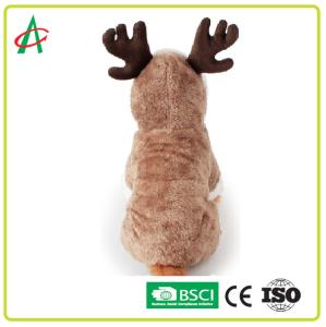 Quality BSCI Christmas Theme Plush Pet Clothes With Snap Fastener wholesale
