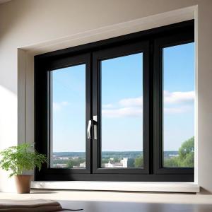 Quality Open Style Aluminum Frame Sliding Windows , Modern Aluminum Windows Residential wholesale