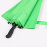 Auto Open Windproof Golf Umbrellasgreen Fabric Automatic 16 Ribs With Plastic