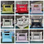 White Bounce House Outdoor Inflatable Jump House Commercial Bouncy House