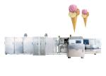 High Output Fully Automatic Waffle Cone Production Line