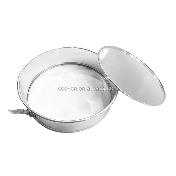 6inch-12inch round removable bottom aluminum springform cake pan with lock