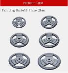 chrome 28mm dia handle barbell plate ,50mm dia olympic plate with weightlifting