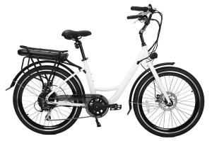 Quality 36V 250W Electric City Bicycle , 25KM/H Aluminum Alloy Long Range E Bike wholesale