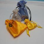 Satin Type Drawstring Jewelry Bag , Thick Satin Cotton Womens Drawstring Bag