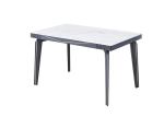 Metal Inlaid Light Luxury Rock Slate Top Dining Table