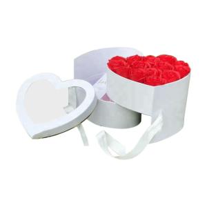 Quality Dia 310mm Heart Shaped Gift Florist Rose Boxes 100mm To 300mm wholesale