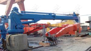 Quality Telescopic Used Hydraulic Marine Crane Design for sale Marine Ship Deck Crane wholesale