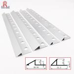 Silver Triangle Aluminum Tile Trim 3m Length Corrosion Resistance