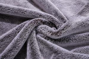 Quality Brown Solid Faux Fur Rabbit Polyester Fabric 150cm Adjustable wholesale