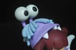 Mini Girl Little Collectible Toys Two Inch Long Purple Color For Kids Collection