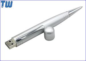 Quality Hand Writing 8GB Pen Drive Data Storage Smooth Full Metal Material wholesale