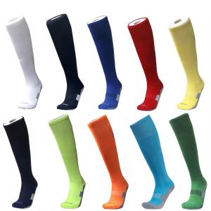 Quality Cotton Polyester Blend Soccer Grip Socks Crafted Anti Slip Football Socks wholesale
