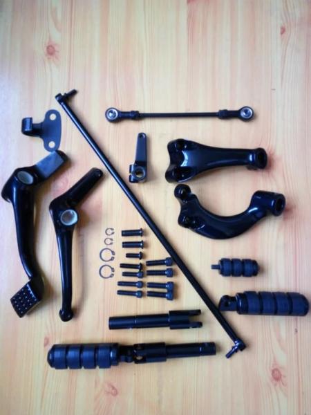 Harley Davidson Motorcycle Forward Control Complete Kits Pegs Lever Seventy Two