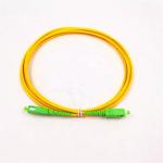 3 Meter Ivory Color Fiber Optic Jumper Cable SM G657A1 SC/APC Fiber Jumper