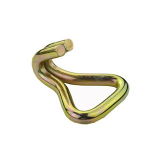 Quality High Quality Safety Cargo Lashing Webbing Stainless Steel J Swan hook for Tie Down wholesale