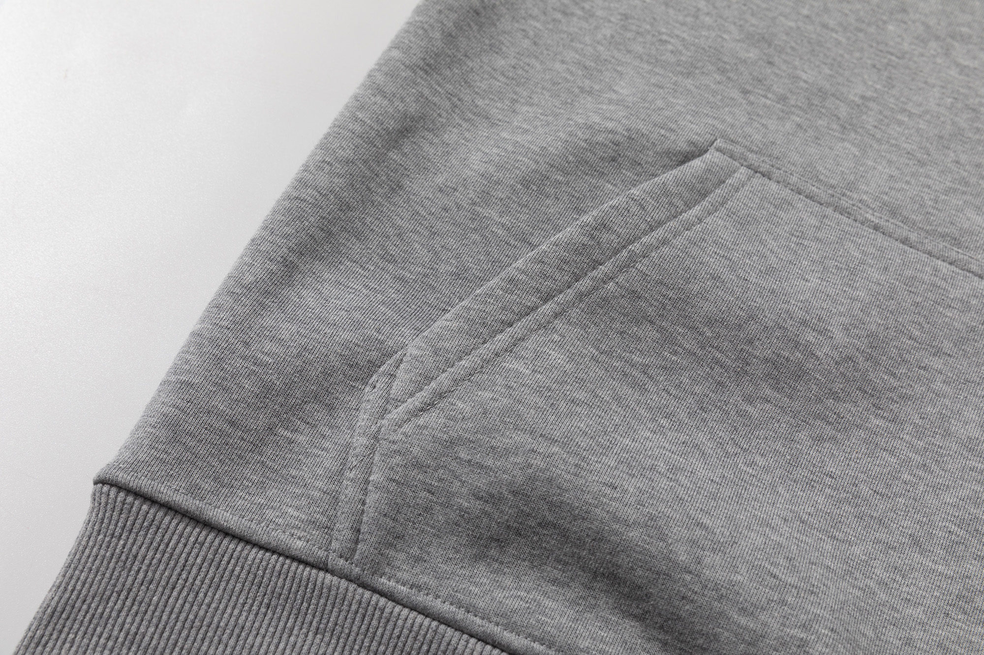 FODARLLOY Fashion Vintage Hoodie OEM Streetwear Essentials Oversize Unisex Pull Coat Men's Hoodies Pullover Grey