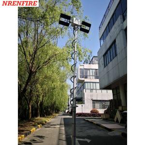 Quality Vehicle Roof Mount Mast Tower Lights 3.5m Pneumatic Telescopic Mast Tower Lights Robot control mast tower light wholesale