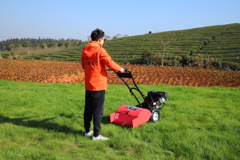 500mm Micro Tillage Machine Hand Push Gasoline Walking Tractor Tiller 210kgs