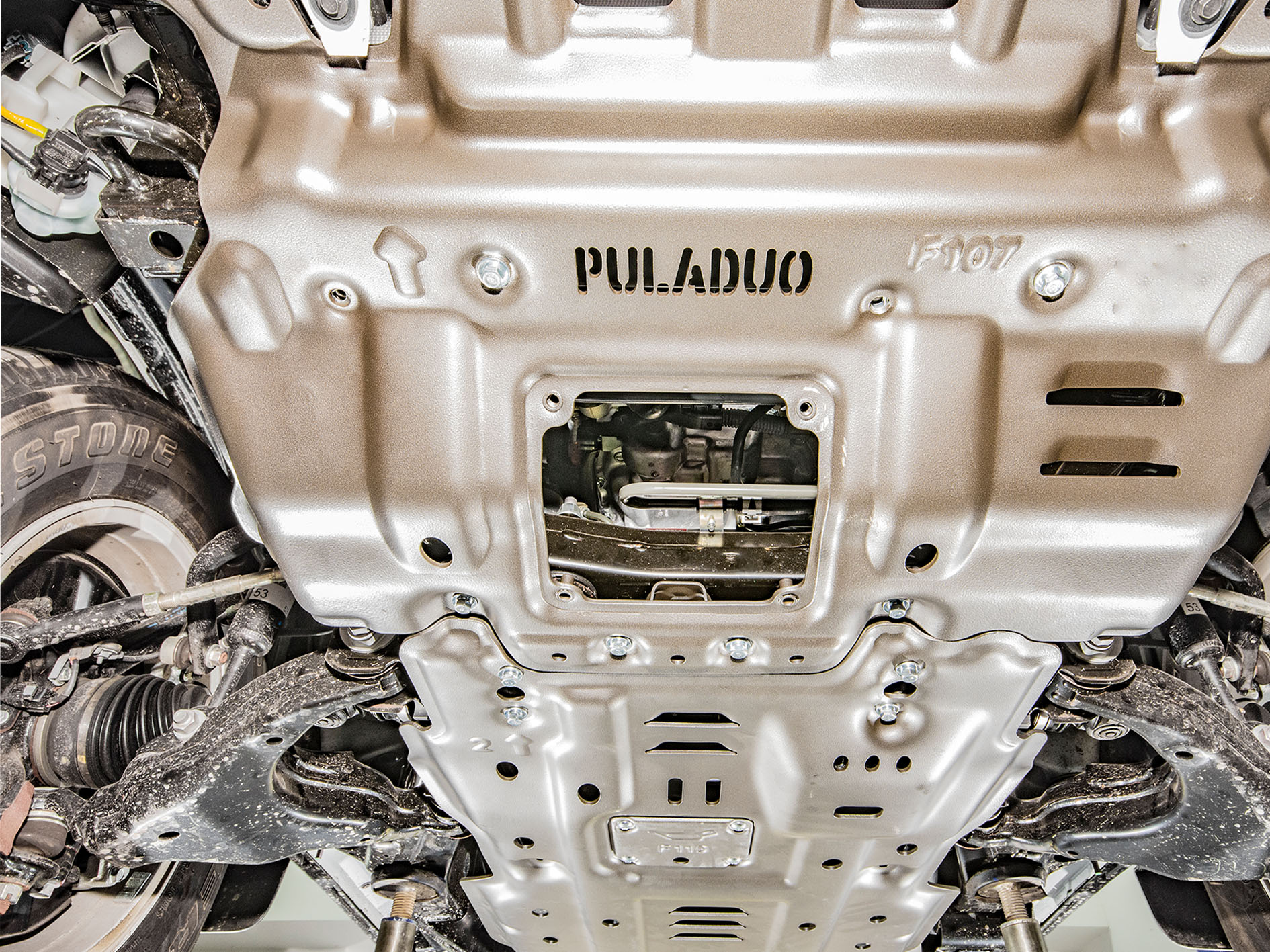 2010-2016 Prado LC150 Landace Car Engine Under Cover with Magnalium Alloy Skid Plates