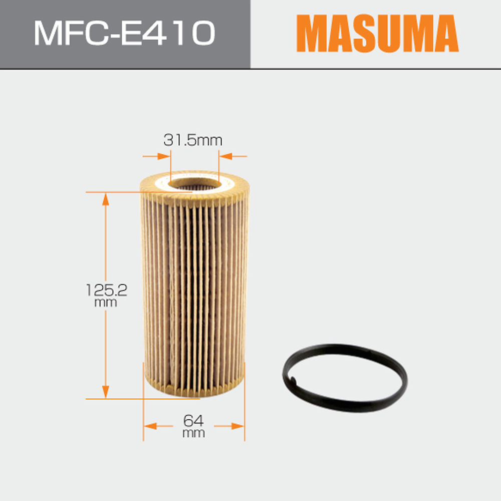 MASUMA Paper Core Oil Filter MFC-E410 for AUDI A3 Automotive Accessories MFC-E410