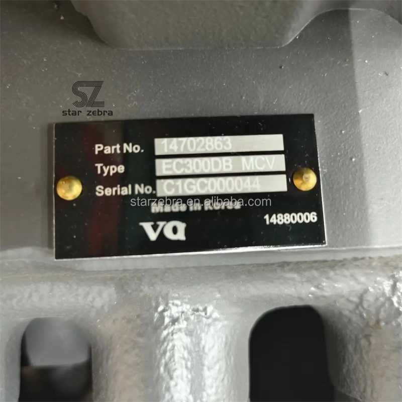 Best Choice for VOLVO EC300D Excavator Control Valve Assy 14702863