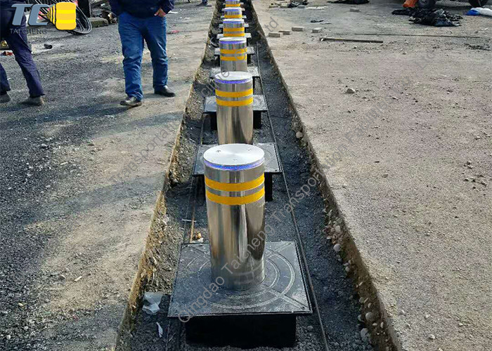 3S Fall Time Anti Corrosion Hydraulic Bollards Main Gate Entrance Security Barrier