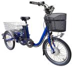 36V 250W 350W Adult Folding Electric Trike 20 Inch Electric 3 Wheel Cargo Bike
